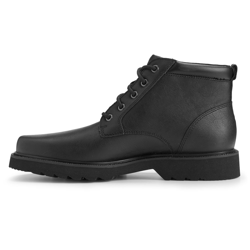 Botas Rockport Hombre Mexico - Northfield Waterproof Plain Toe Negros - DALYO2096